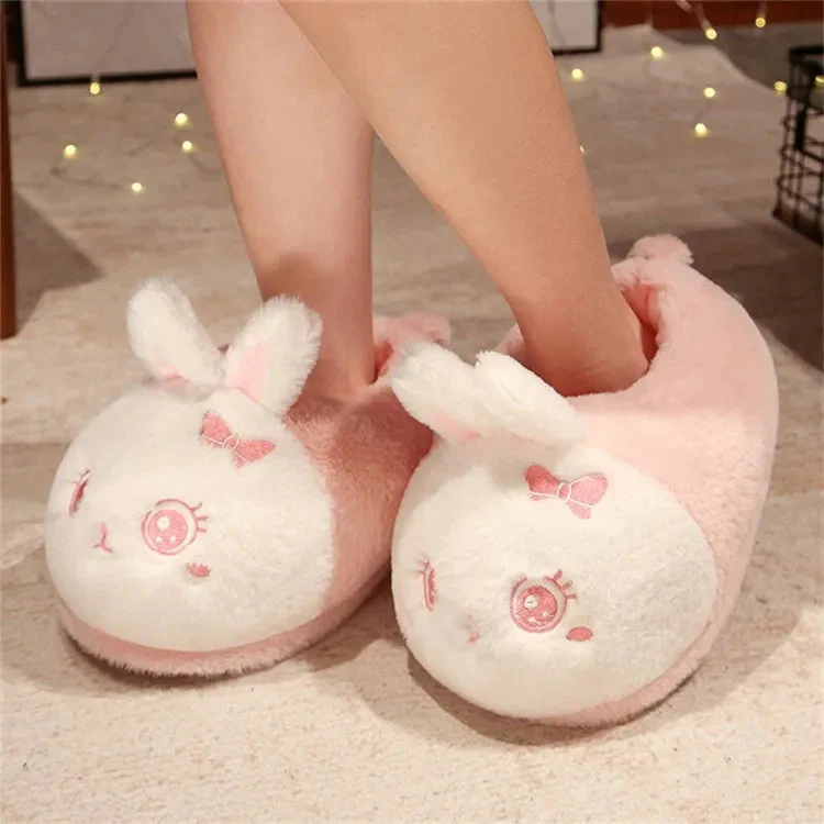Pink Kawaii Bunny Slippers - Image 2