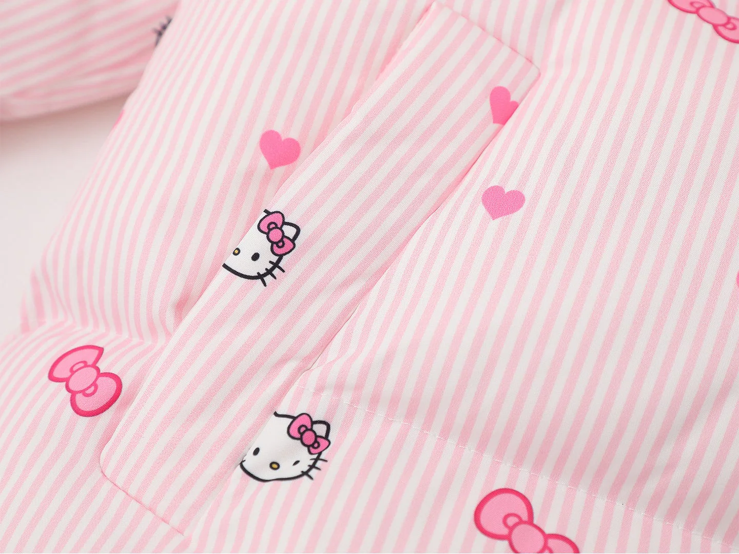 pink kitty kawaii winter coat - Image 5