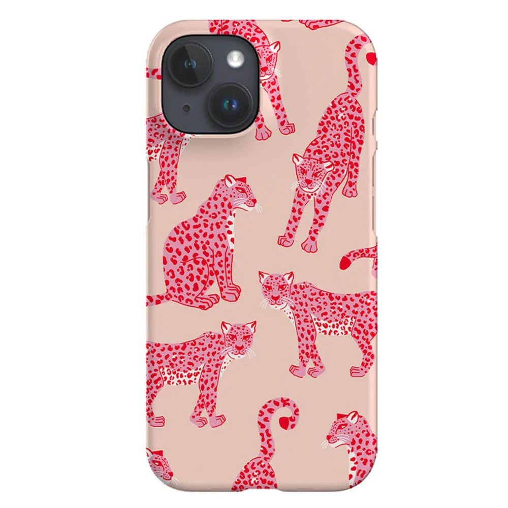 Pink Leopard Pattern iPhone Case - Image 2