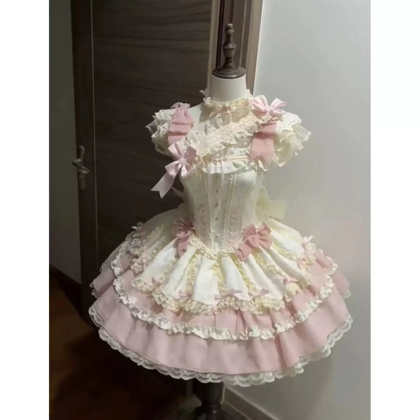 Pink Lolita Ballet Style Birthday Dress