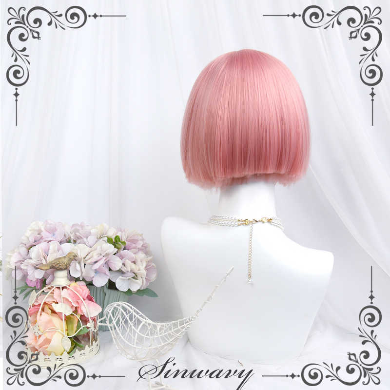 Pink Lolita Straight Wig - Image 3