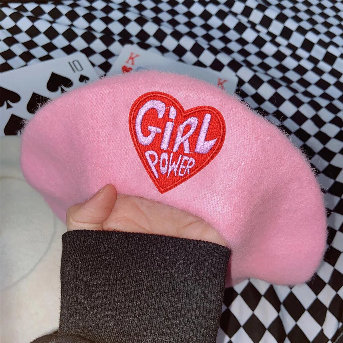 Pink Menhera Nurse Beret - Image 12