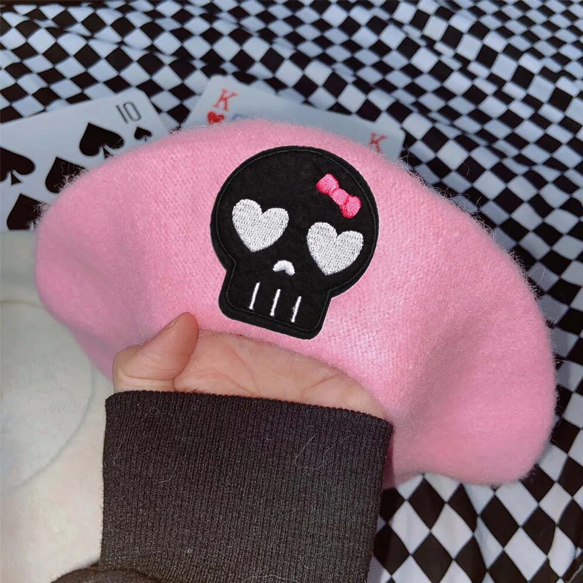 Pink Menhera Nurse Beret - Image 13