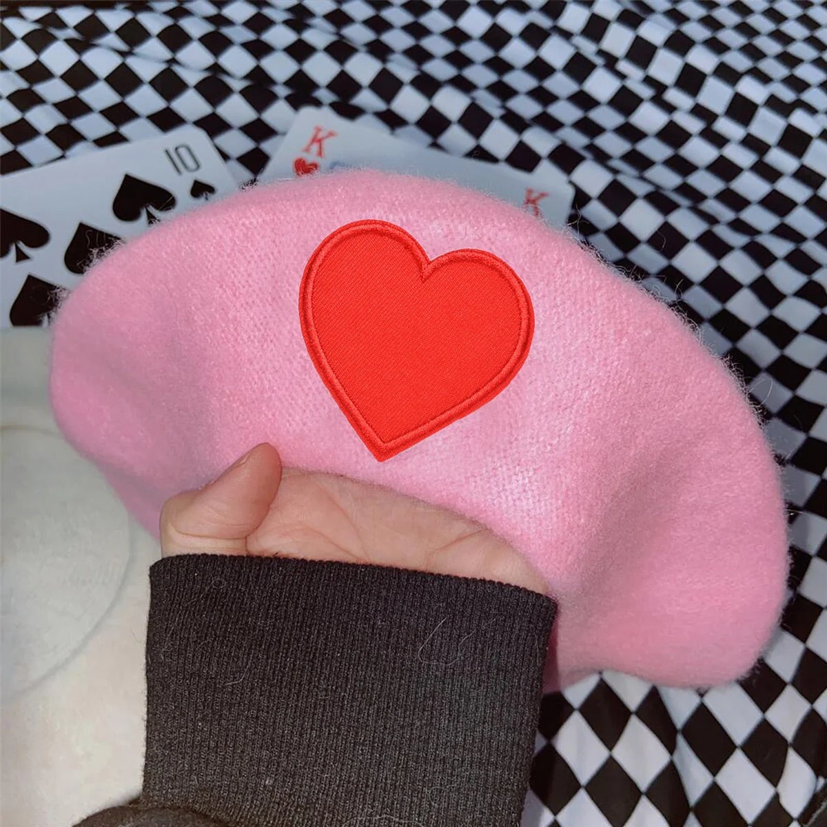 Pink Menhera Nurse Beret - Image 8