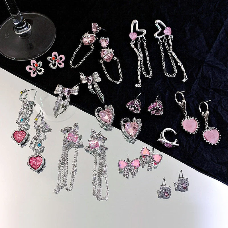 Pink Princess Dangle Earrings - Image 17
