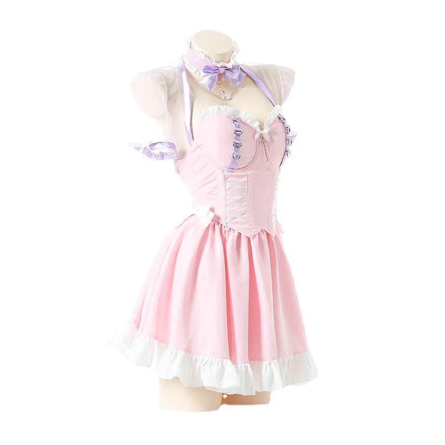 Pink Princess Dress - Image 9