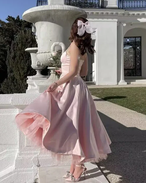 Pink Princess Suspender Dress - Image 2