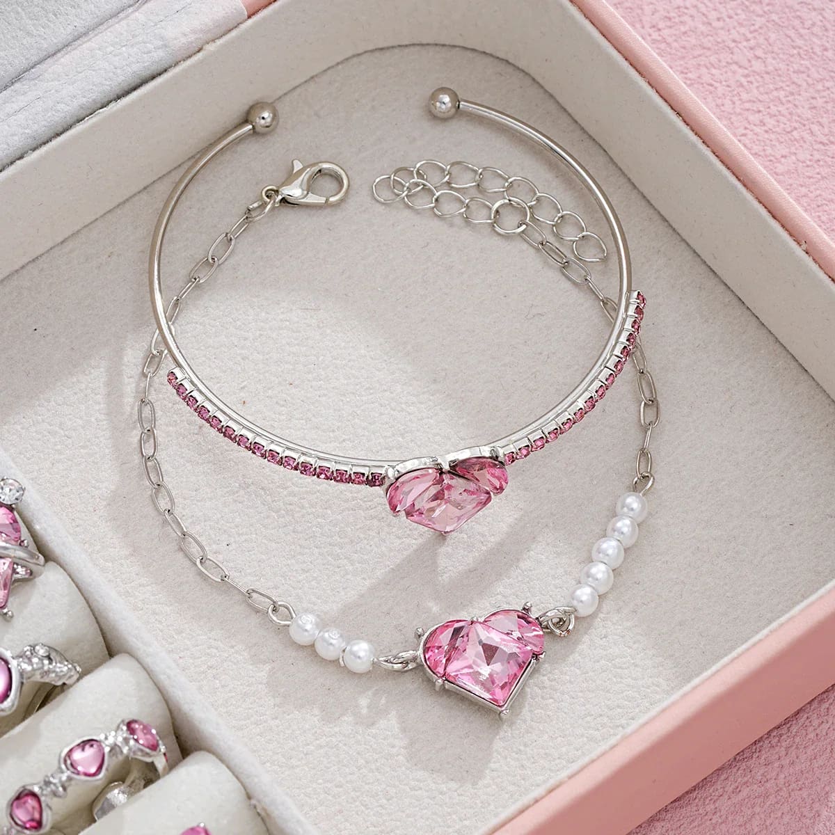 Pink Princesscore Jewelry Set and Box - Image 11