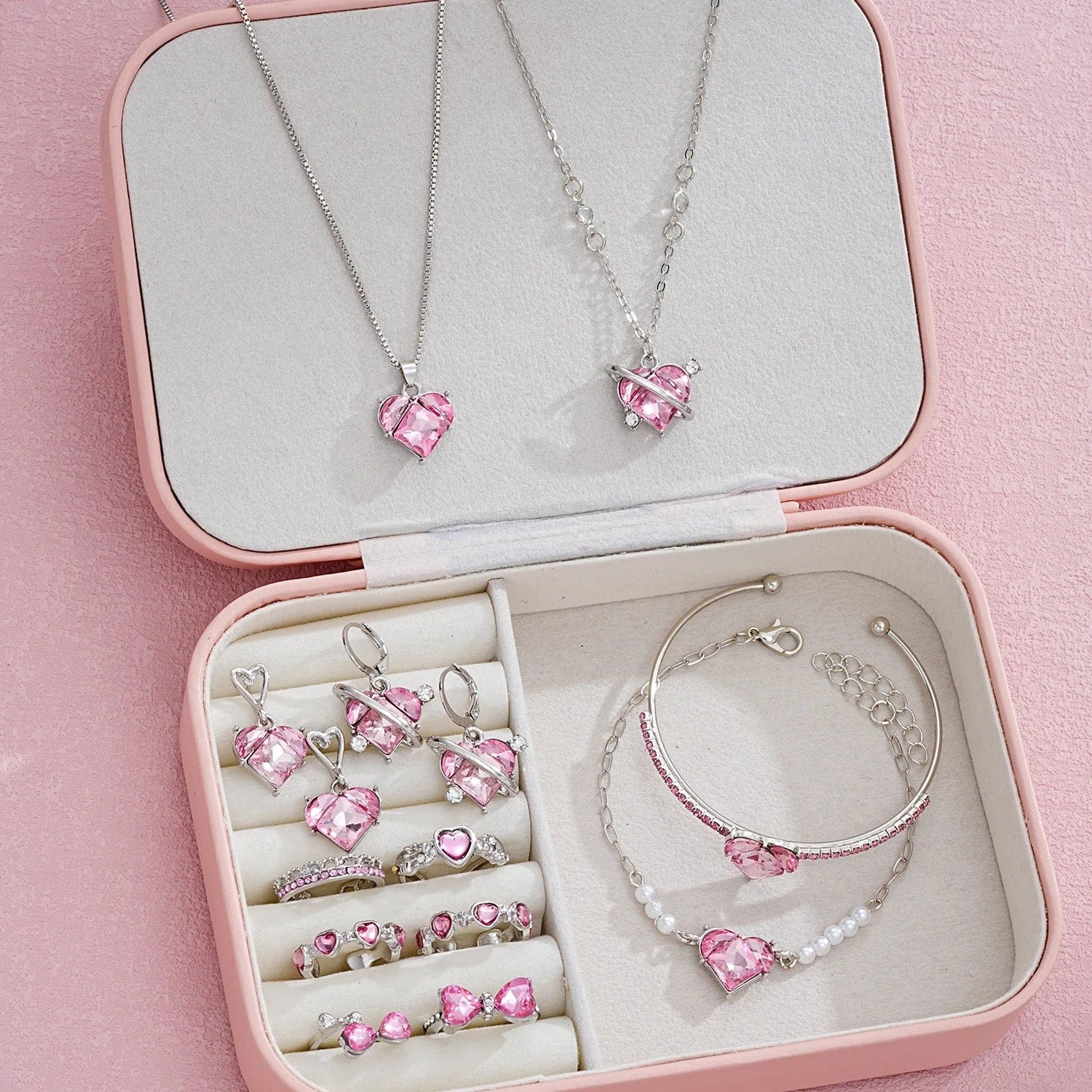 Pink Princesscore Jewelry Set and Box - Image 14
