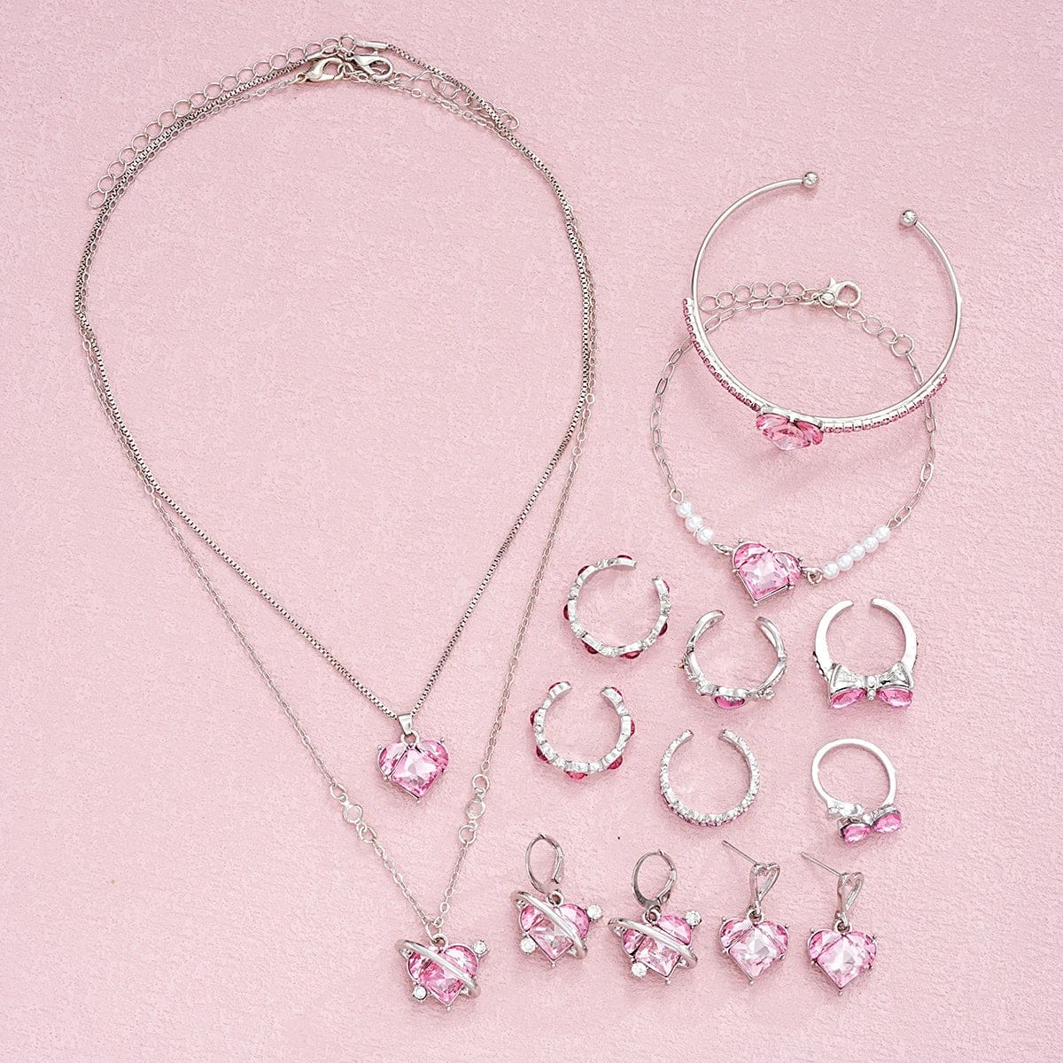 Pink Princesscore Jewelry Set and Box - Image 7