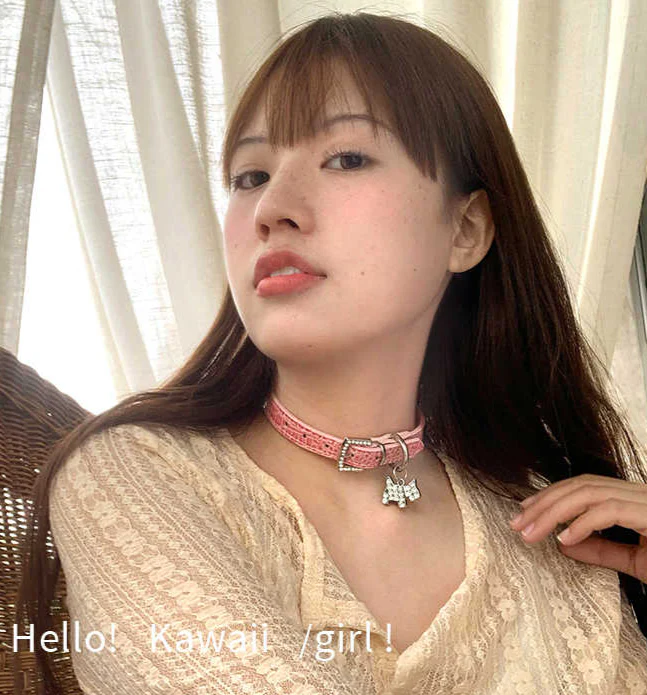 Pink Puppy Diamond Choker - Image 3