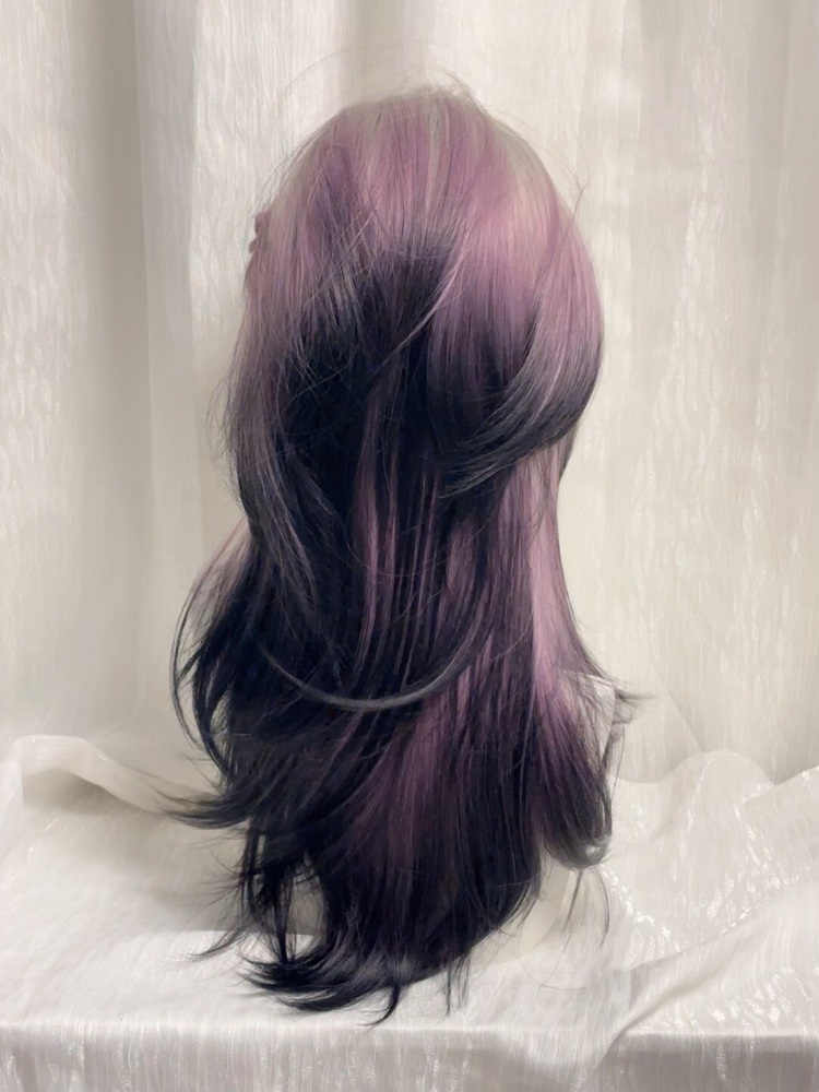 Pink&Purple Gradient Mullet Straight Wig - Image 4