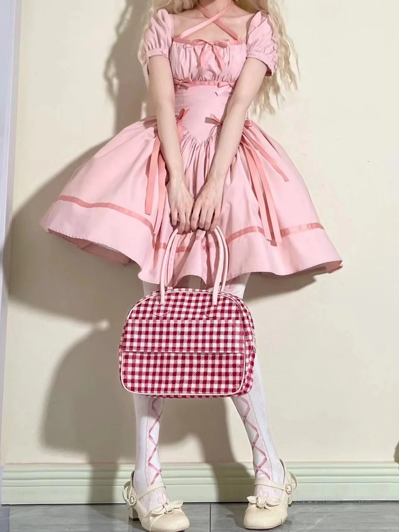 Pink Ribbon Dolly Dress - Image 3