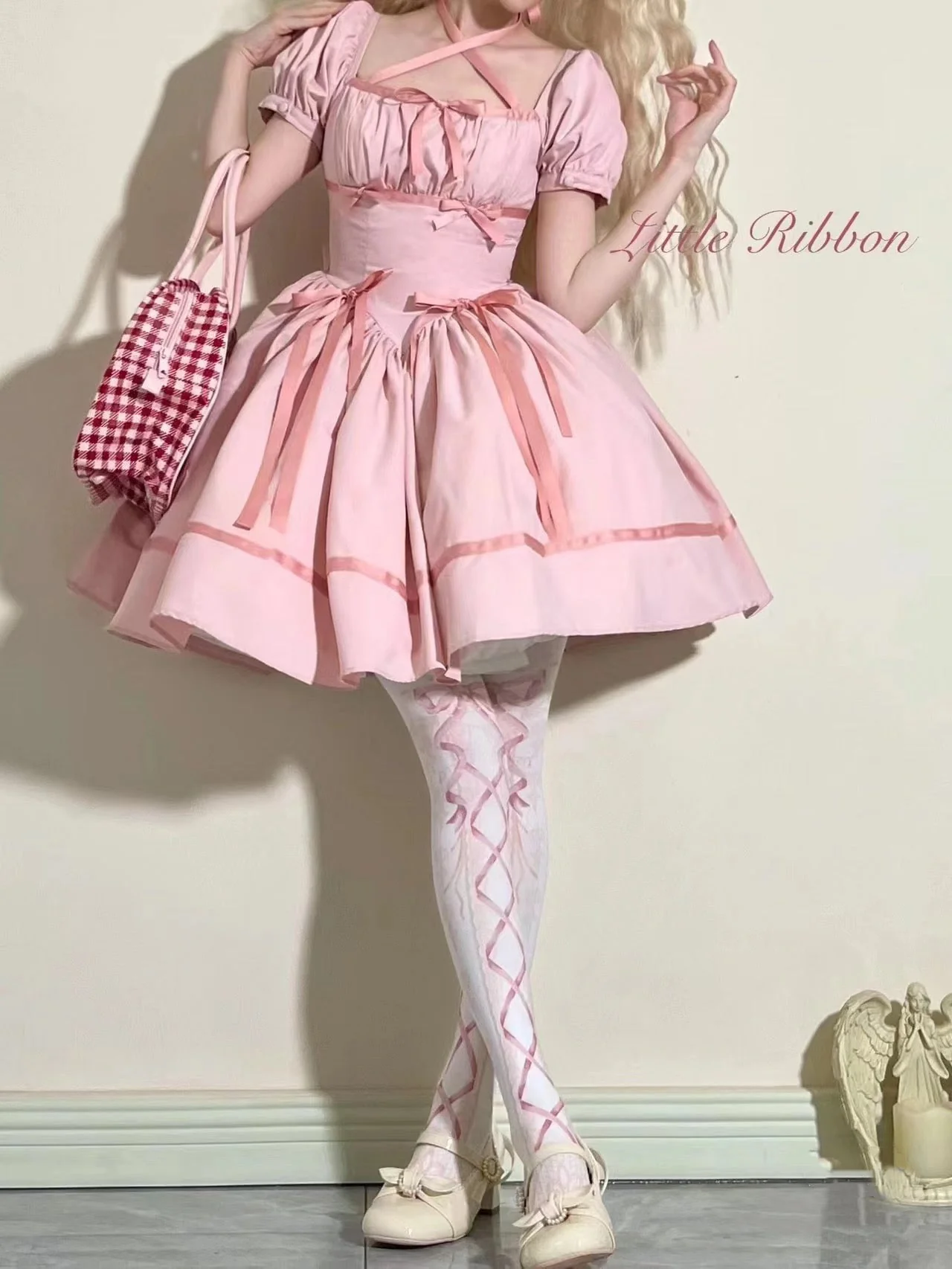 Pink Ribbon Dolly Dress - Image 4