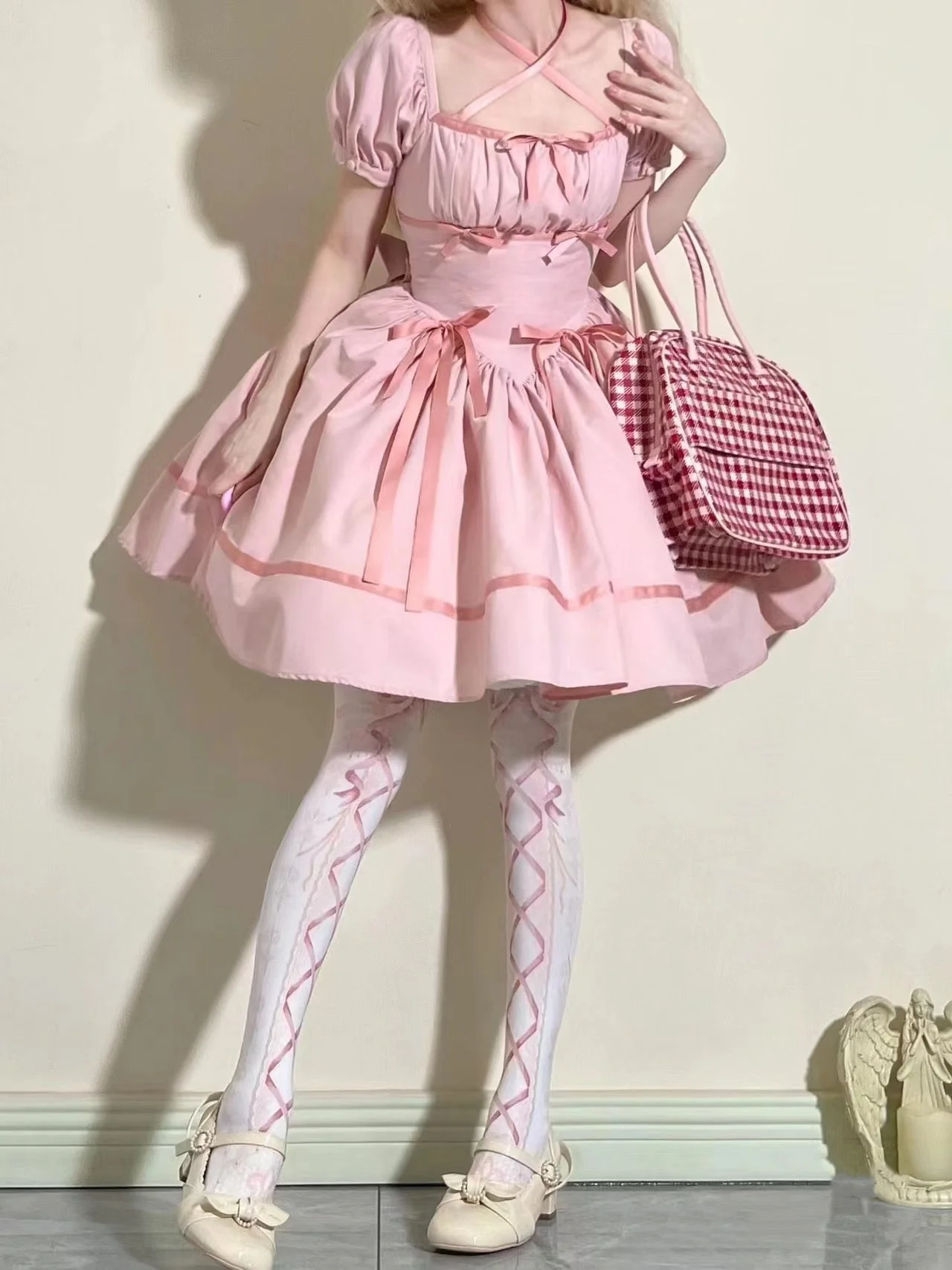 Pink Ribbon Dolly Dress - Image 5