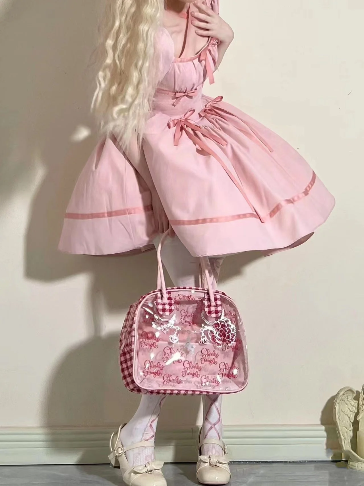 Pink Ribbon Dolly Dress - Image 7