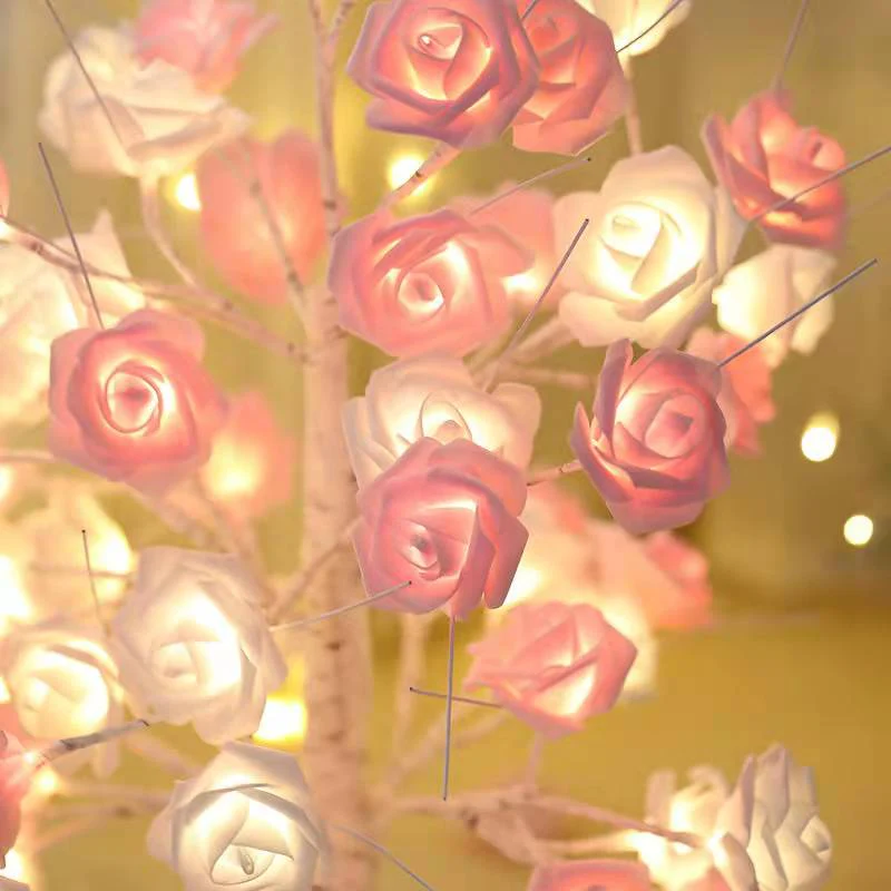 pink rose tree led floor tree - Image 2