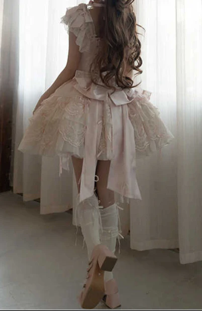 Pink Swan Ballet Lolita Dress - Image 9
