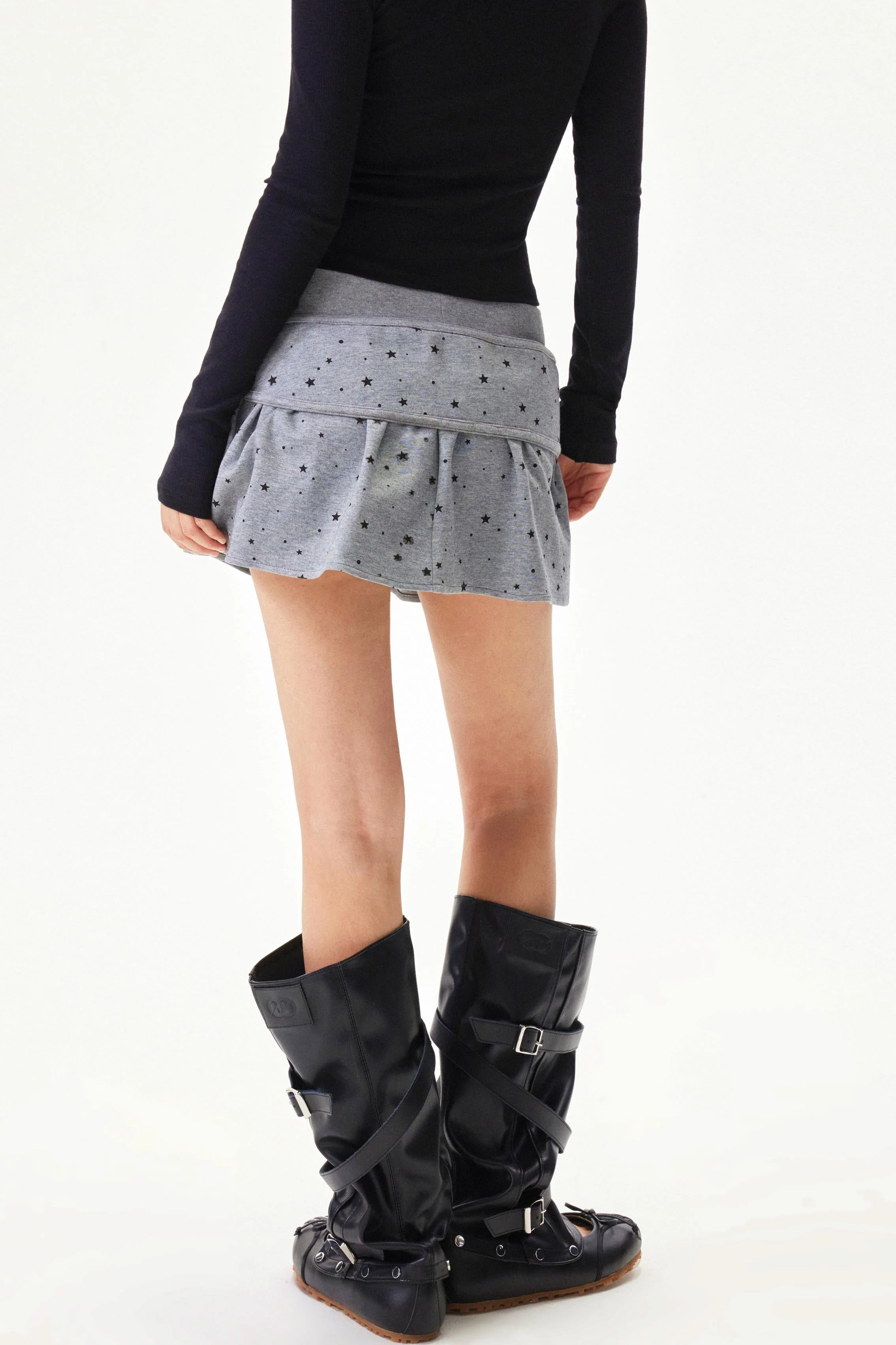 Plaid A-line Short Skirt - Image 16