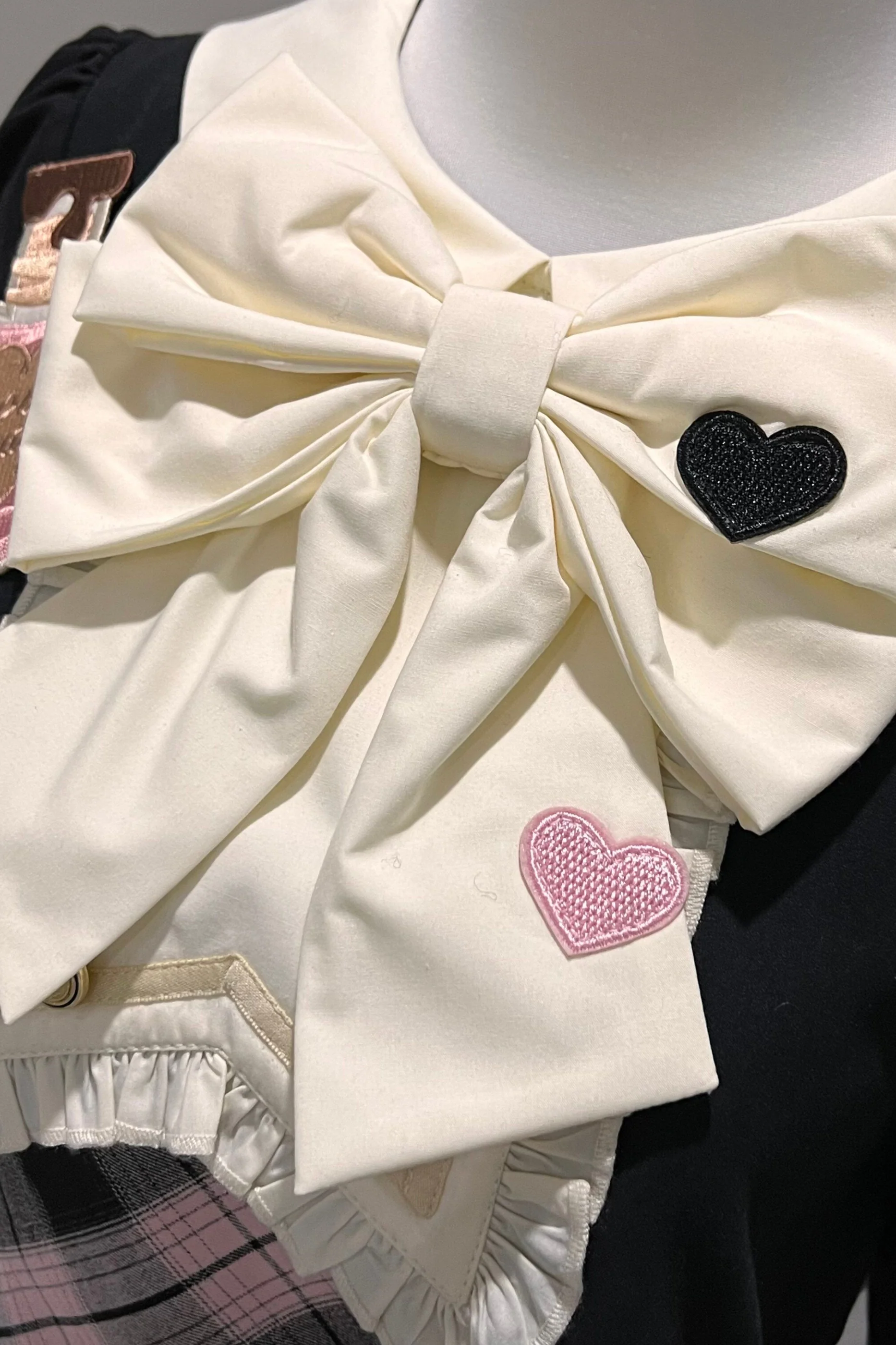 Check Sweet College Faux Two-Piece Dress + Beret - Image 30
