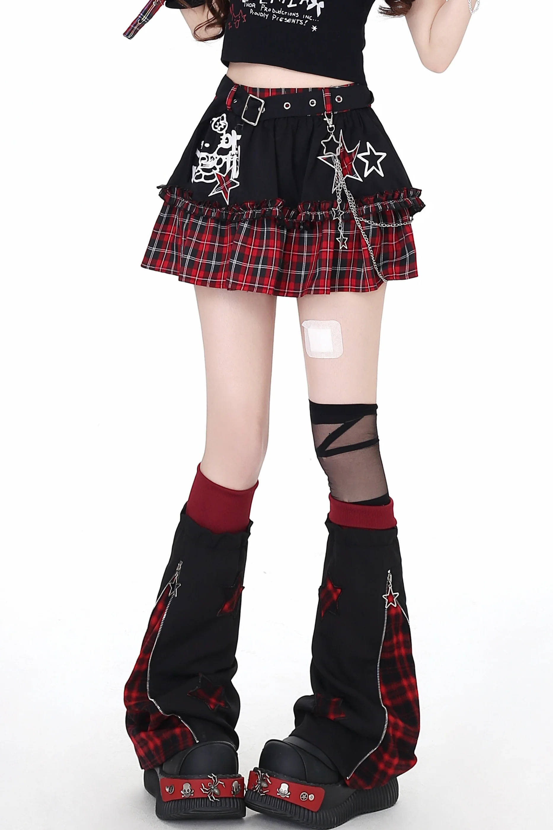 Checkered Puffy Skirt - Image 2