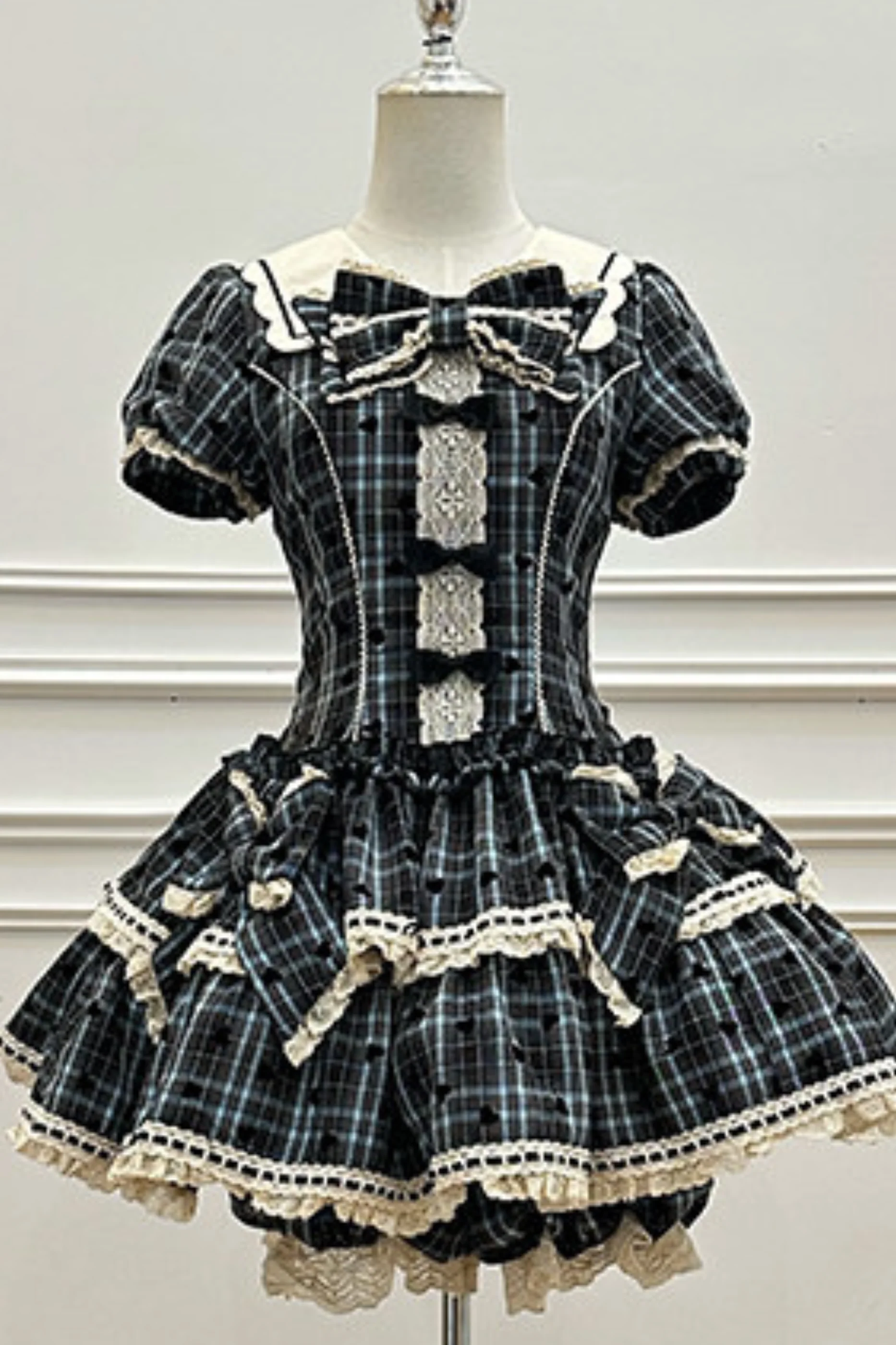 Checkered Sweetheart Lolita Dress - Image 6