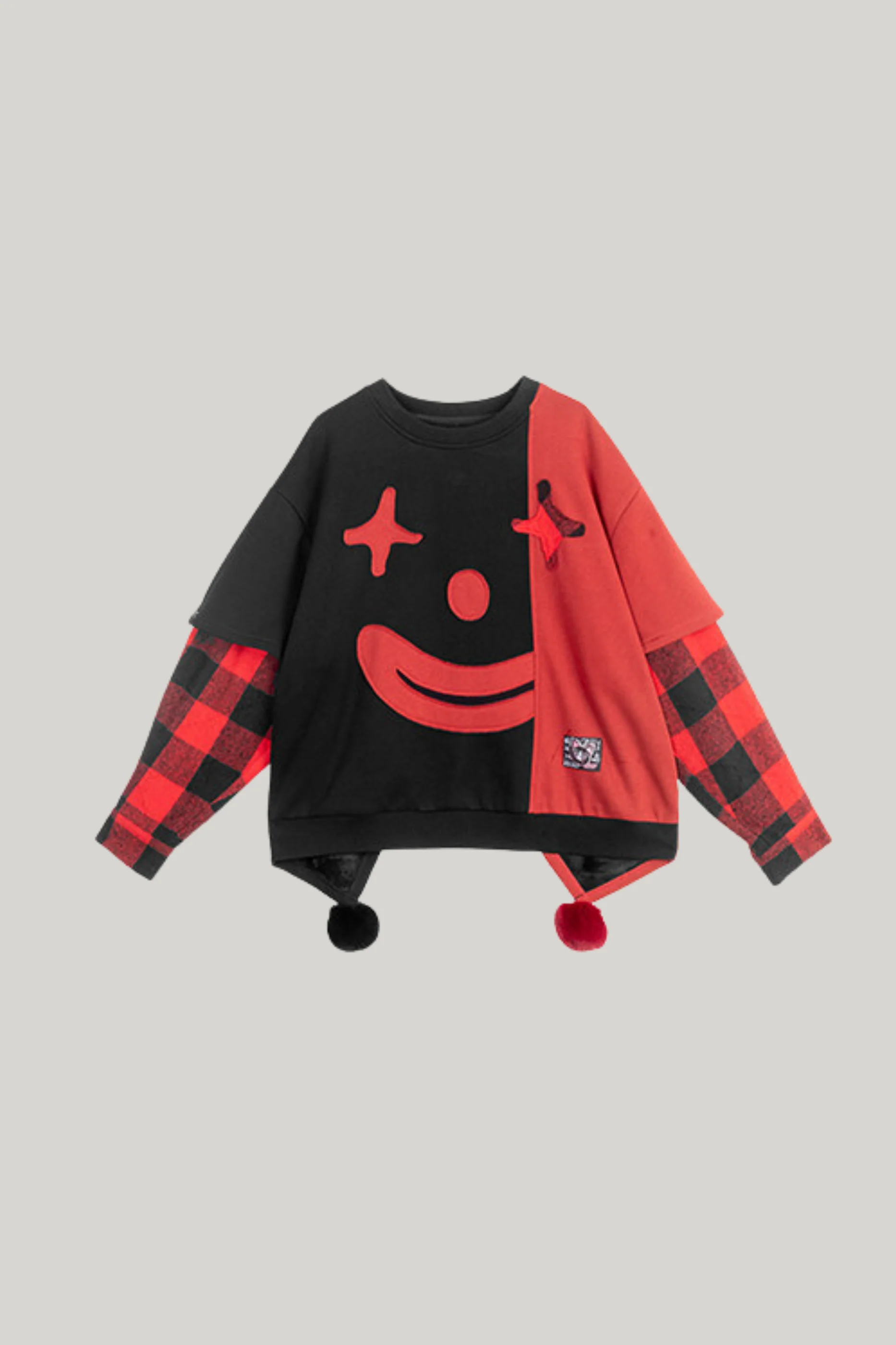 Playful Color Devil Loose Block Top + Checkered Skirt - Image 10