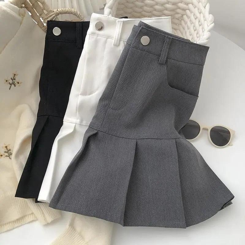 Pleated College Mini Skirt - Image 5