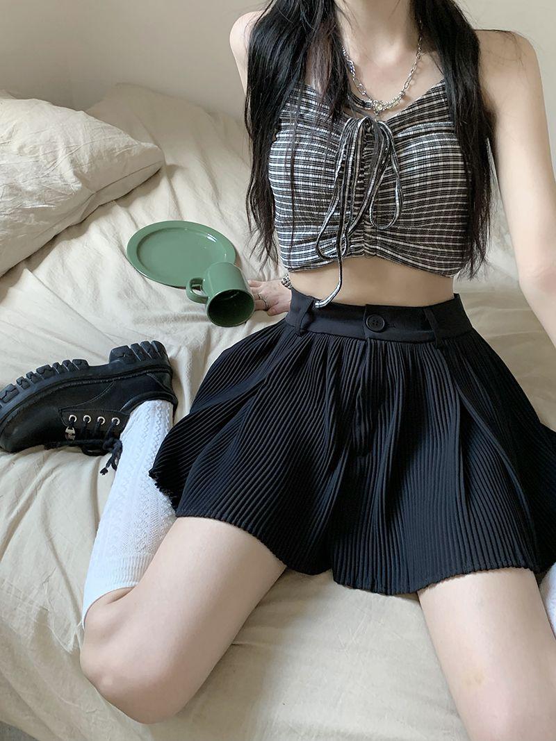 Pleated Mini Skort - Image 4