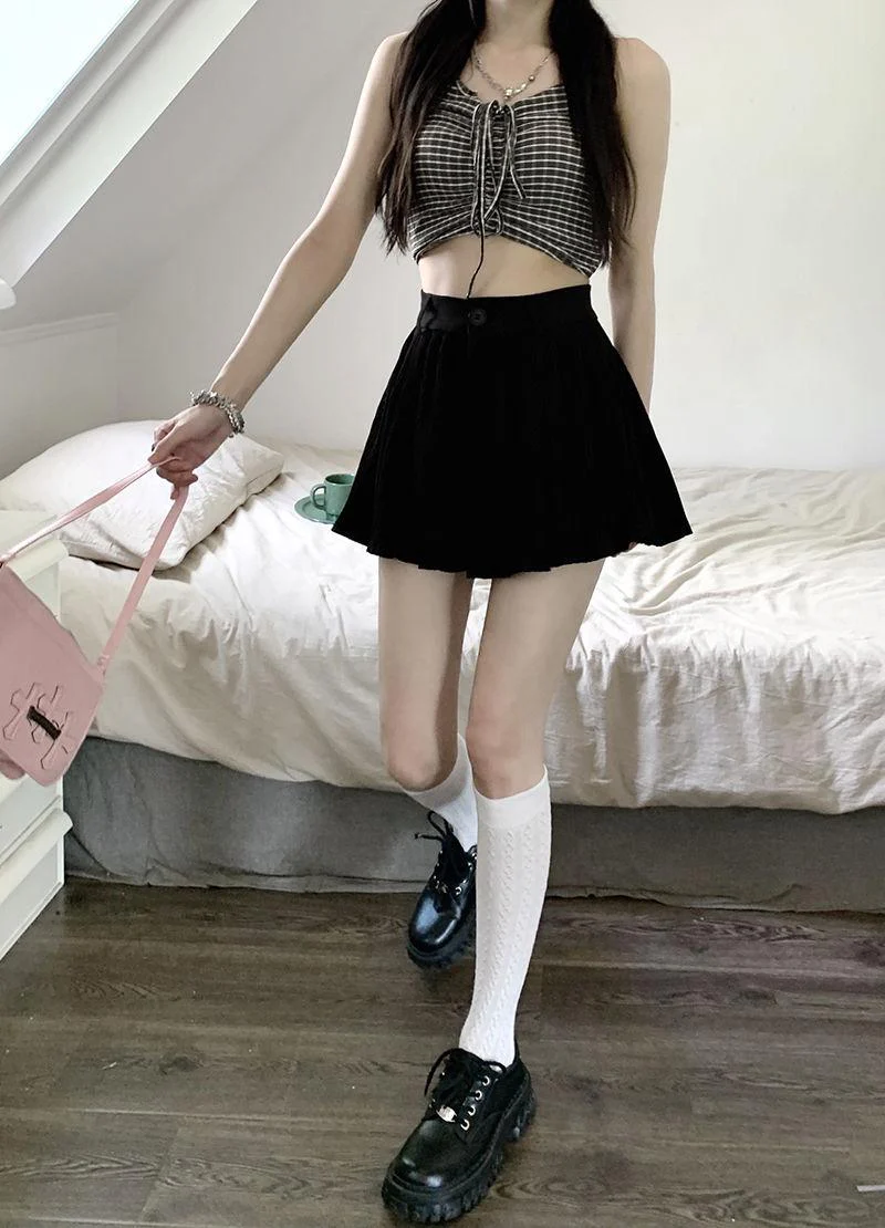Pleated Mini Skort - Image 6