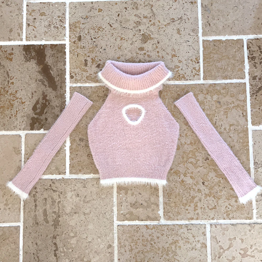 Plush Girl Slim Knitted Top/Dress - Image 7
