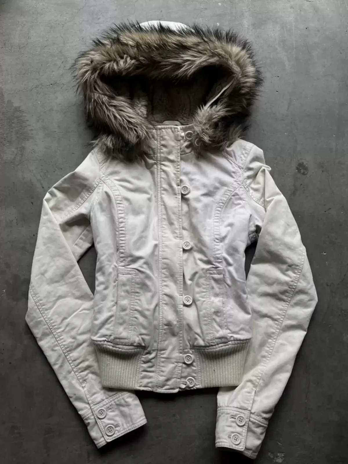 plush hooded jacket