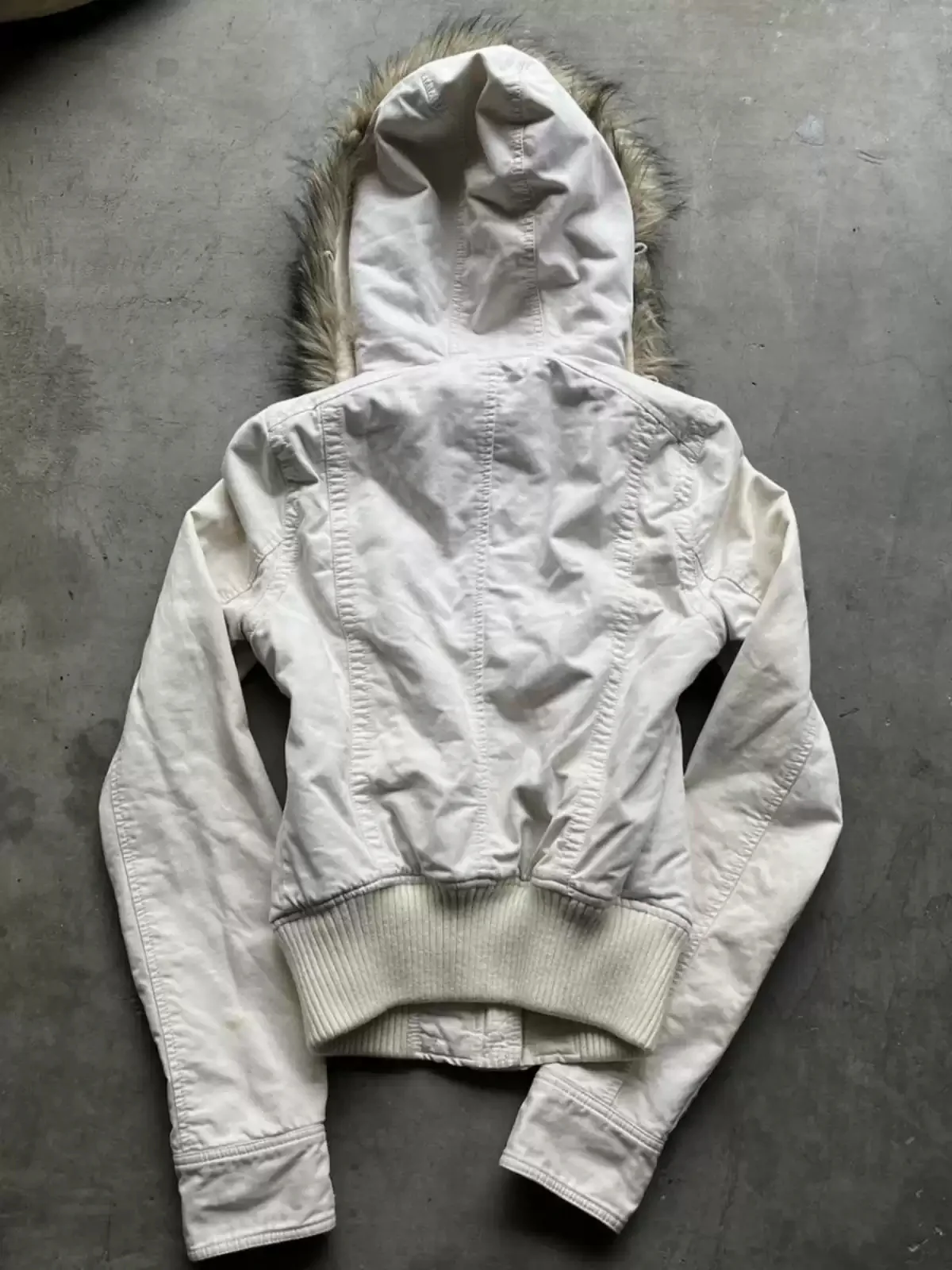 plush hooded jacket - Image 4