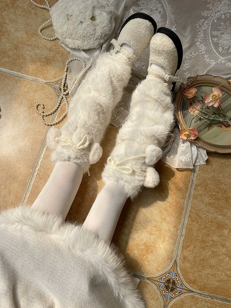 Plush Love Warm Leg Cover Socks - Image 3