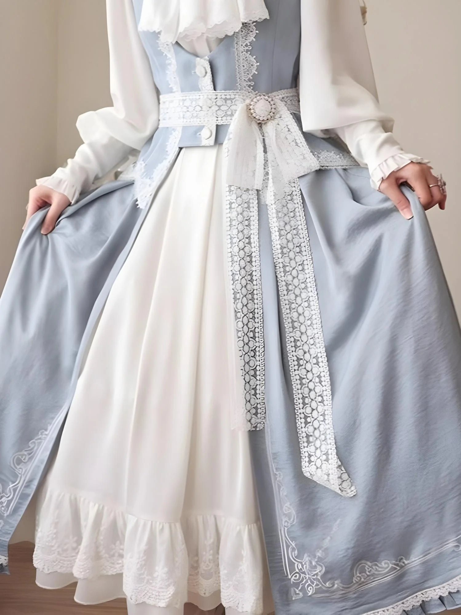 Polyhymnia~Miss Leisha~Classic Lolita Skirt Set Elegant Winter Cape - Image 16