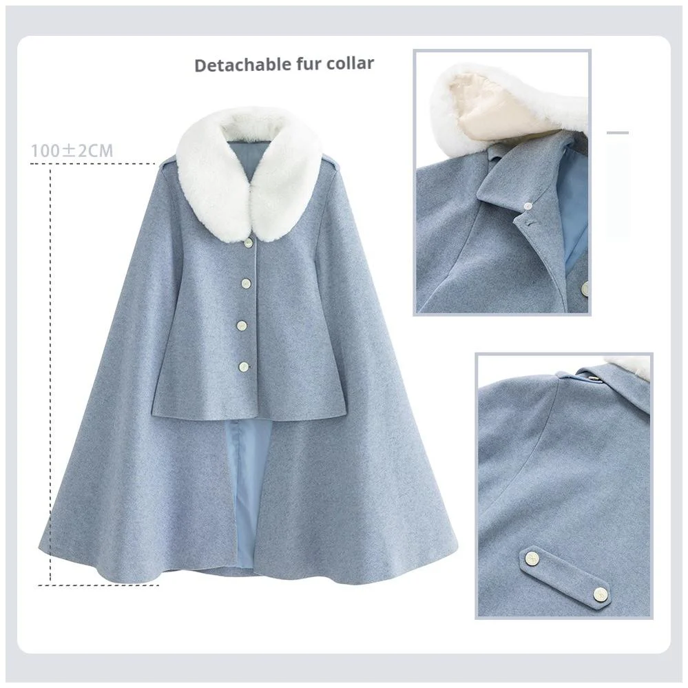 Polyhymnia~Miss Leisha~Classic Lolita Skirt Set Elegant Winter Cape - Image 27