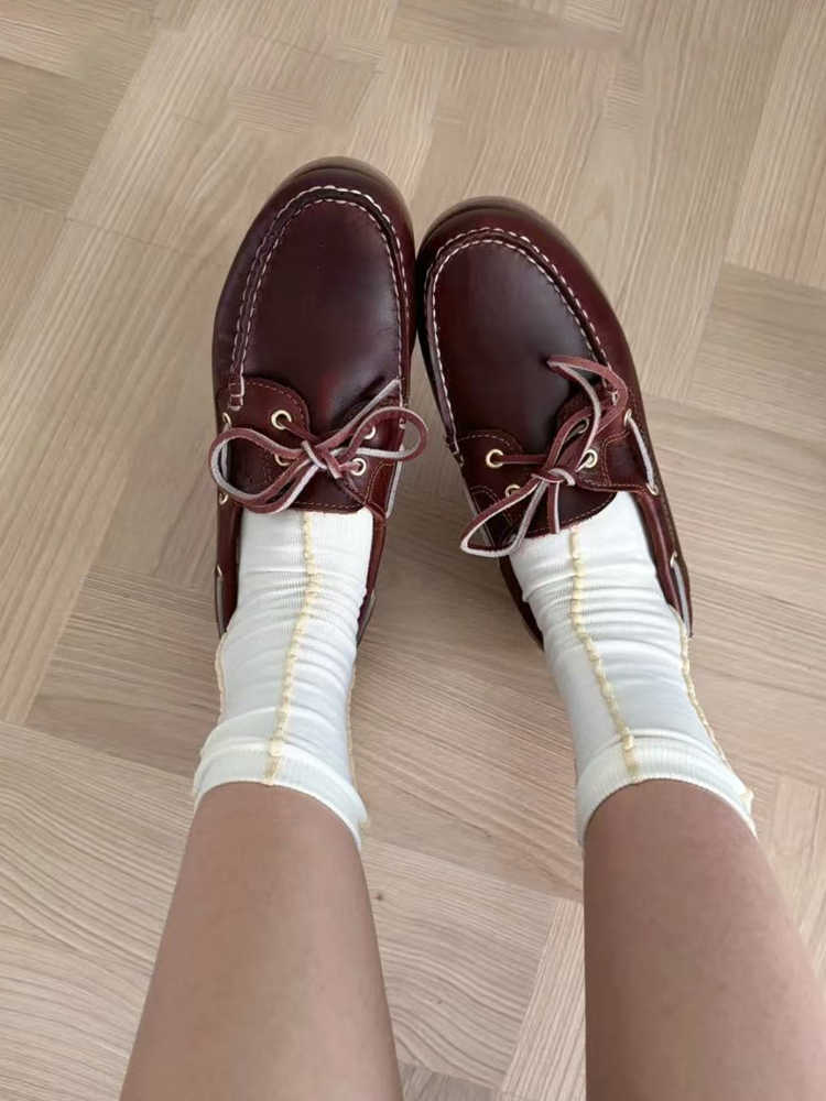 Preppy Aesthetic Loafers Shoes - Image 2