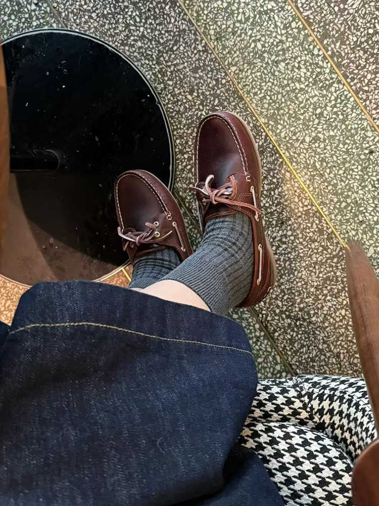 Preppy Aesthetic Loafers Shoes - Image 4