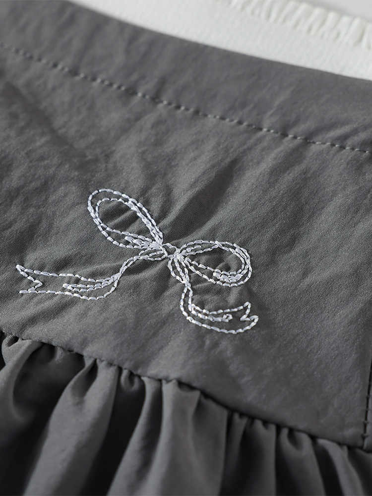 Preppy Bow Lantern Bud Skirt - Image 3