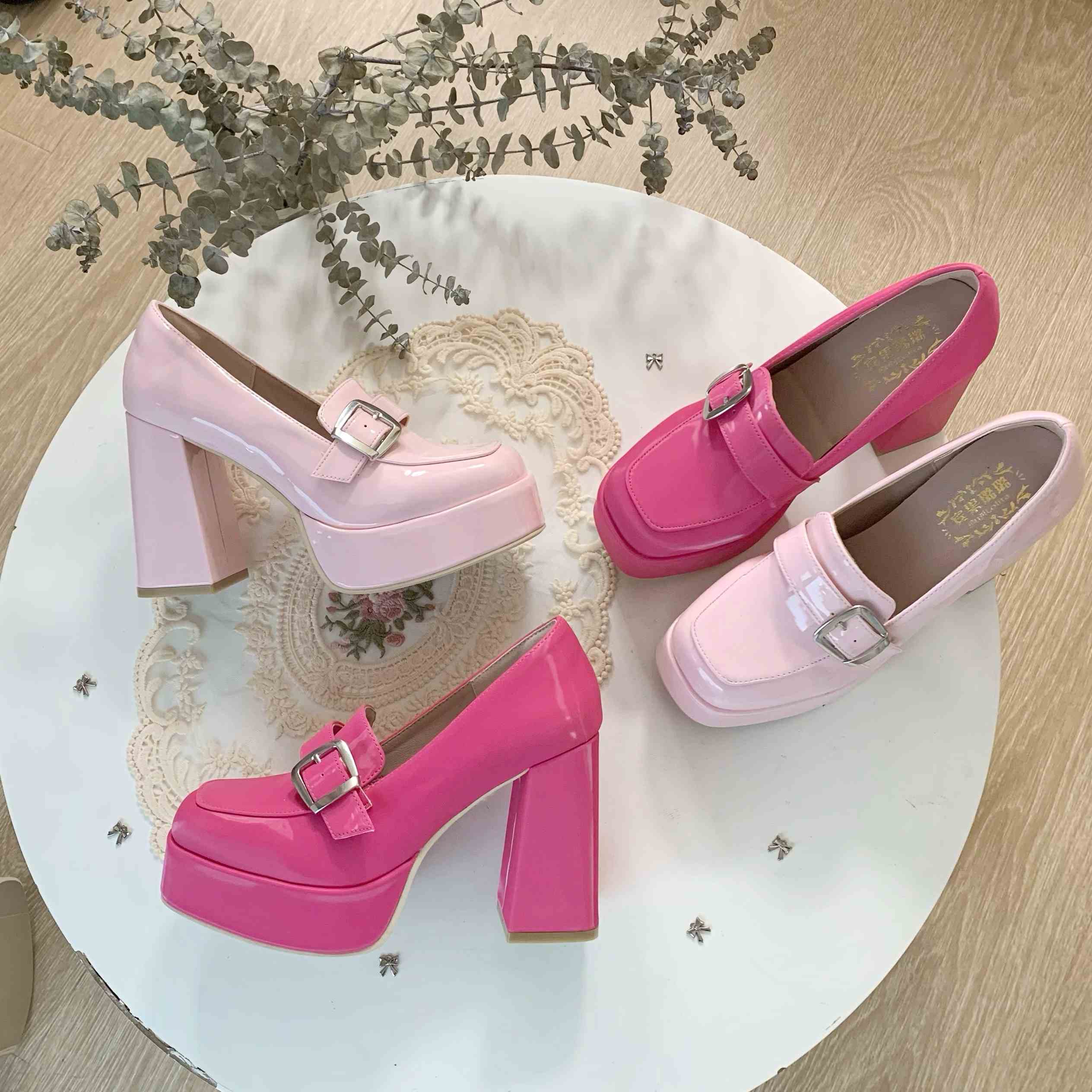 Preppy Buckle Coquette Shoes - Image 7