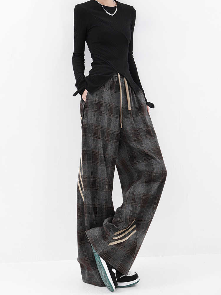 Preppy Casual Plaid Pants - Image 4