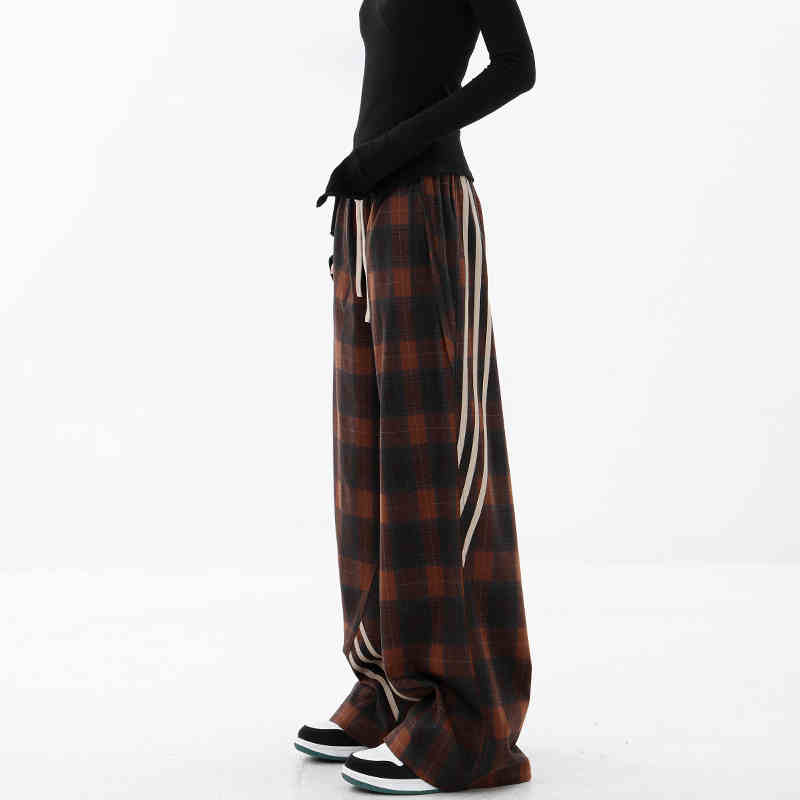 Preppy Casual Plaid Pants - Image 7