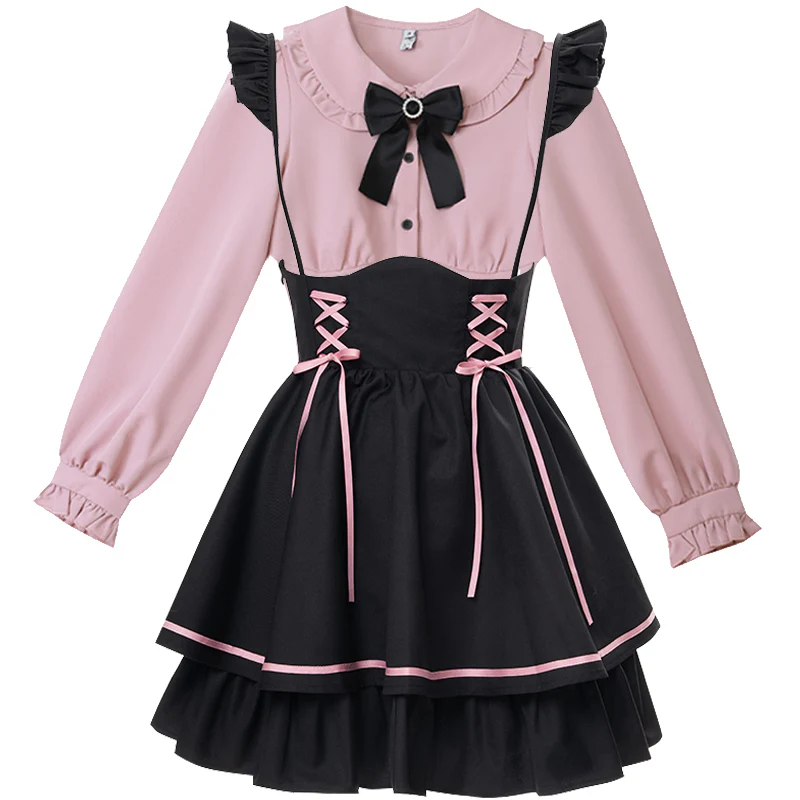 Preppy Pink Shirt Retro Suit - Image 7
