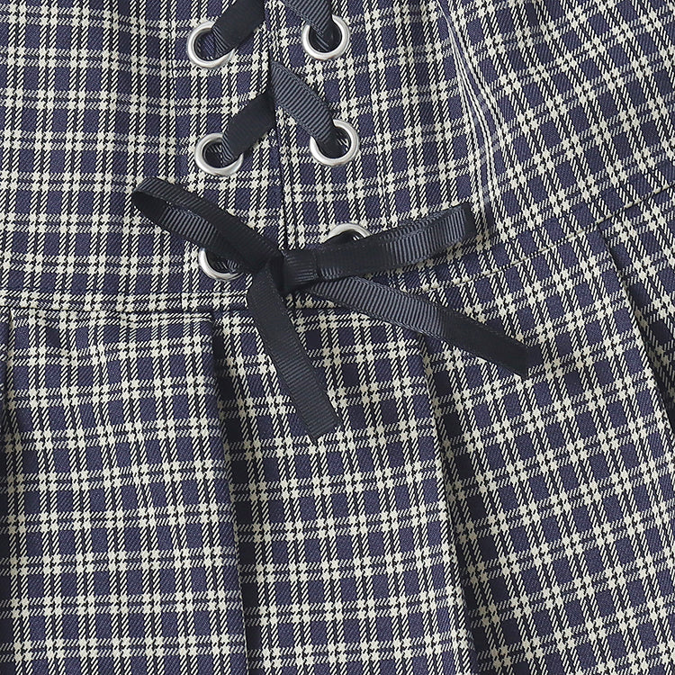 Preppy Plaid Pleated Skirt - Image 6