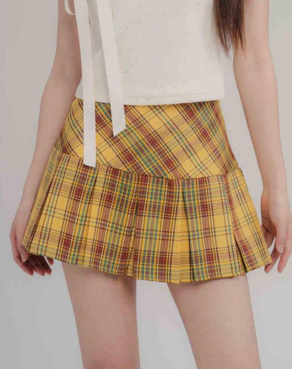Preppy Pleated Skirt - Image 4