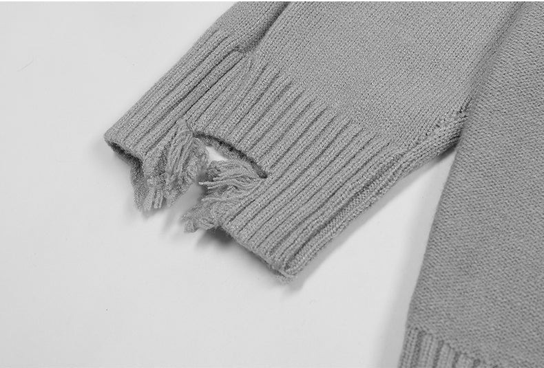 Preppy Polo Tie Sweater - Image 4