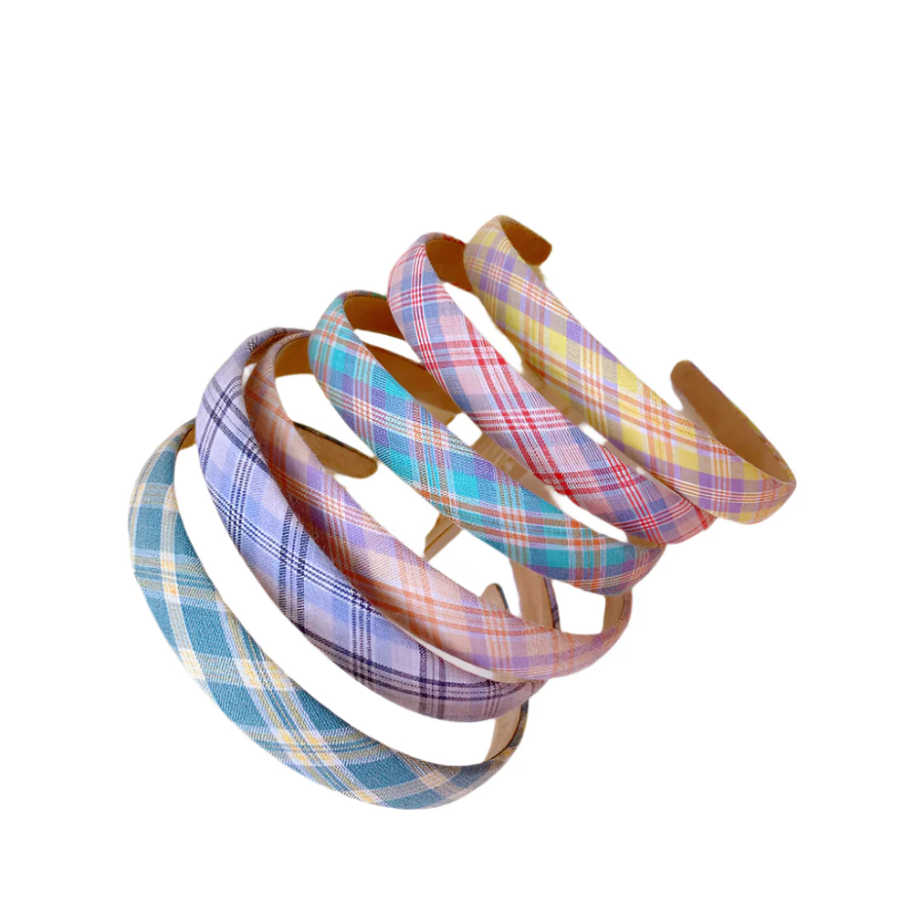 Preppy Retro Plaid Hairband