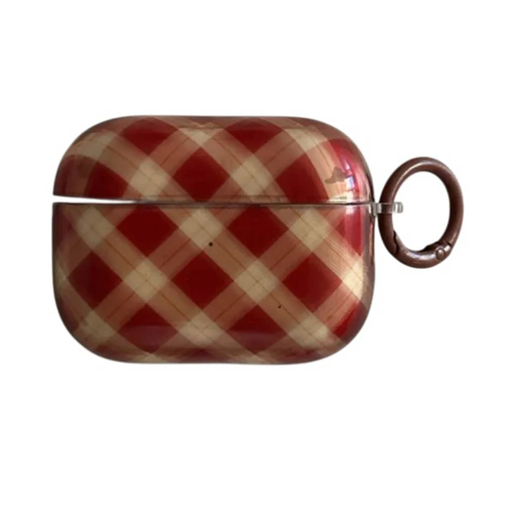 Preppy Style Plaid Airpods Case - Image 6