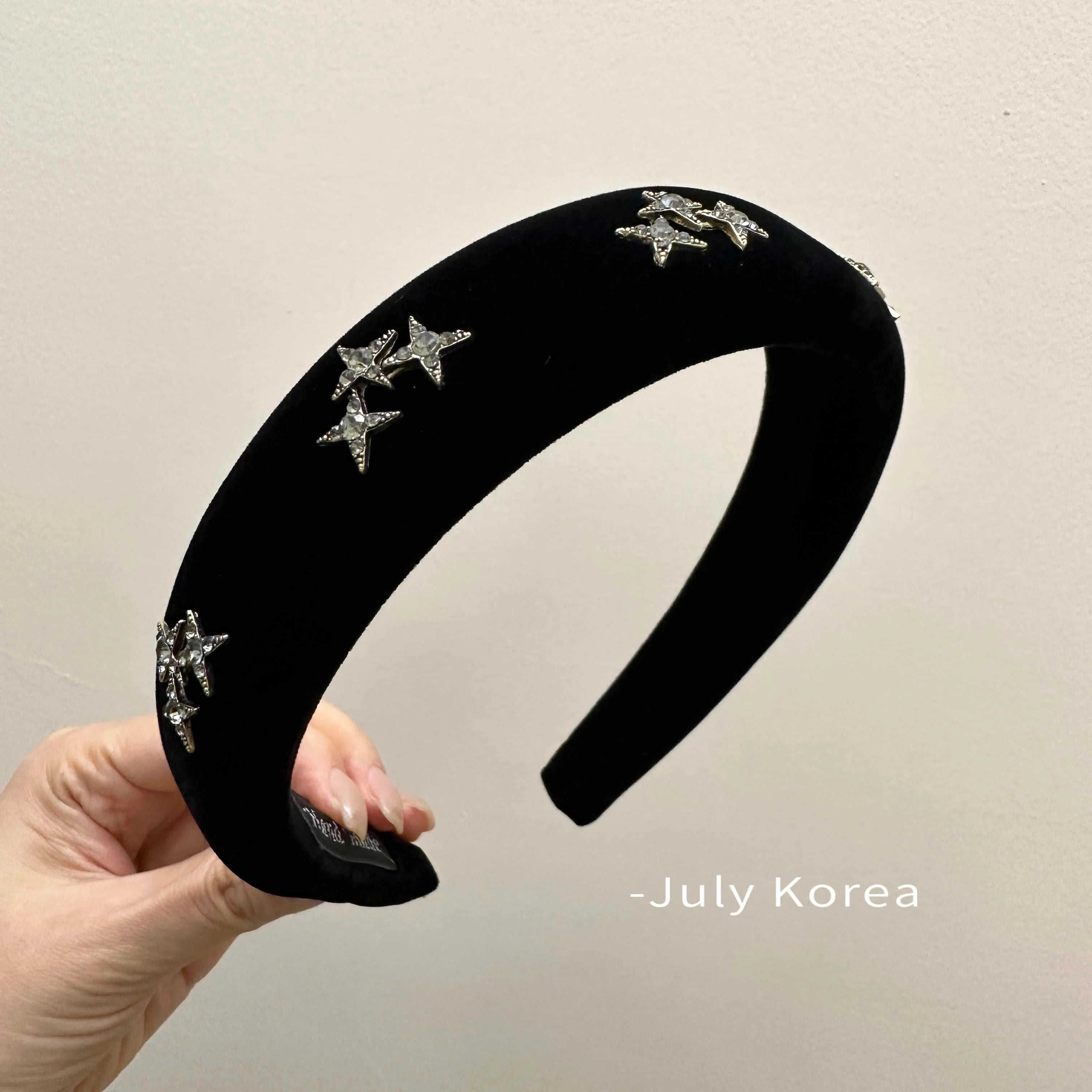 Preppy Y2K Star Velvet Headband - Image 3