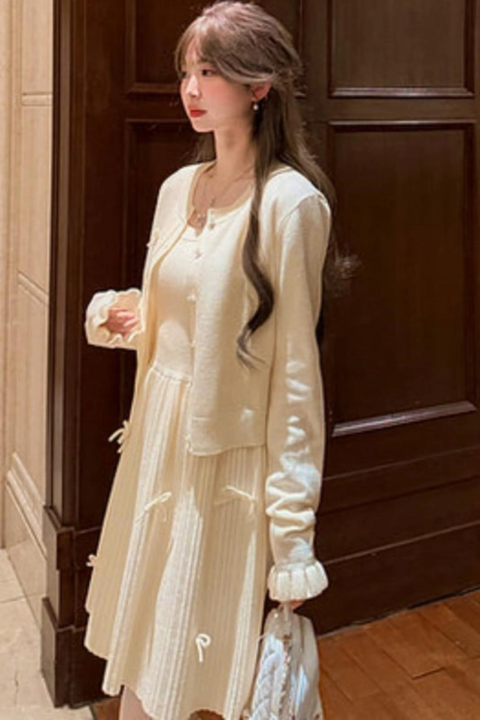 Princess Bow Sleeveless Dress - Image 10